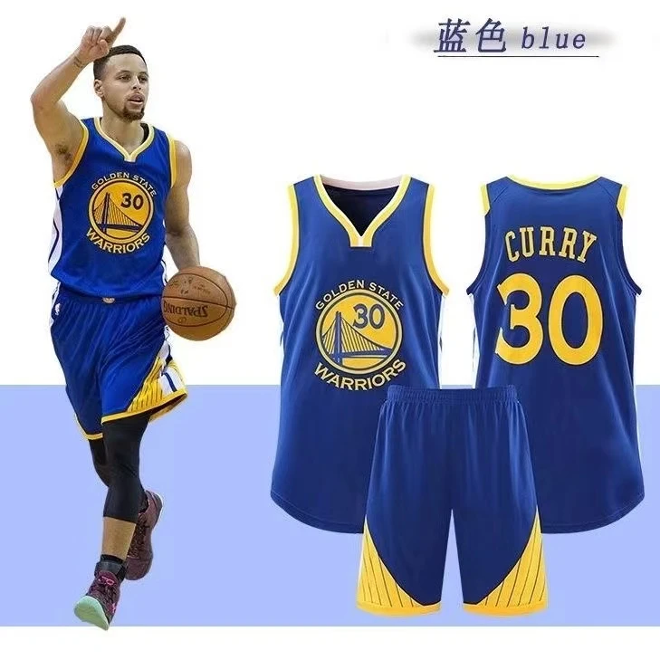 新赛季勇士球衣库里30号篮球服套装城市版训练队服定制团队衣团购