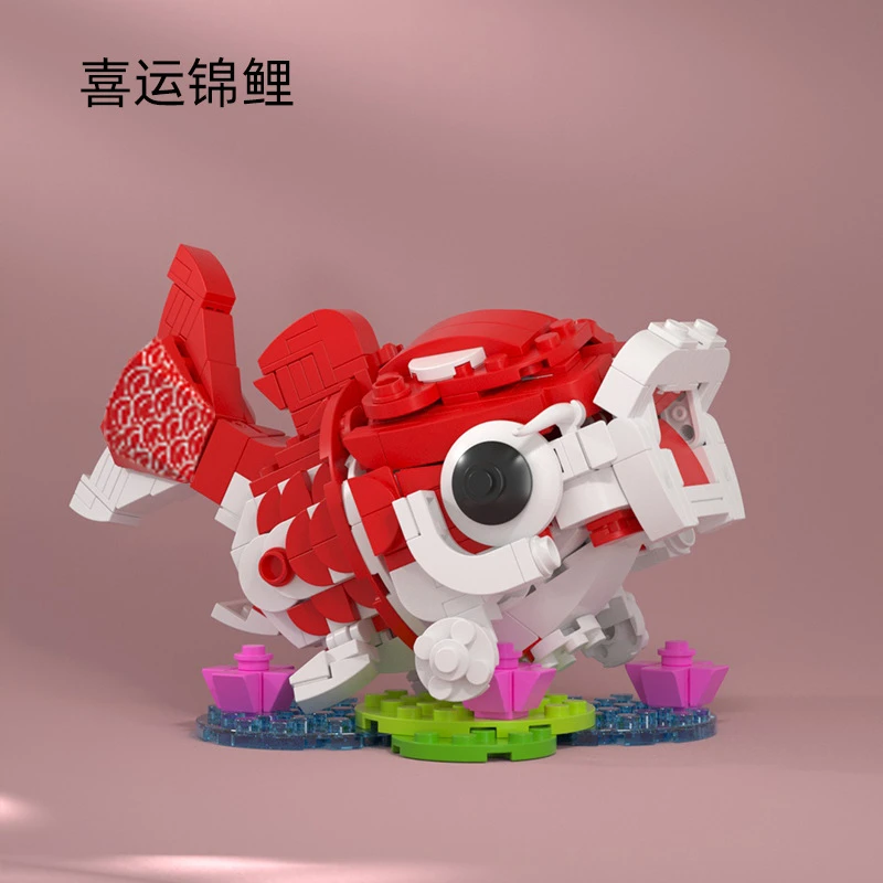 佳琪 国潮神兽（四神兽） 拼装积木
