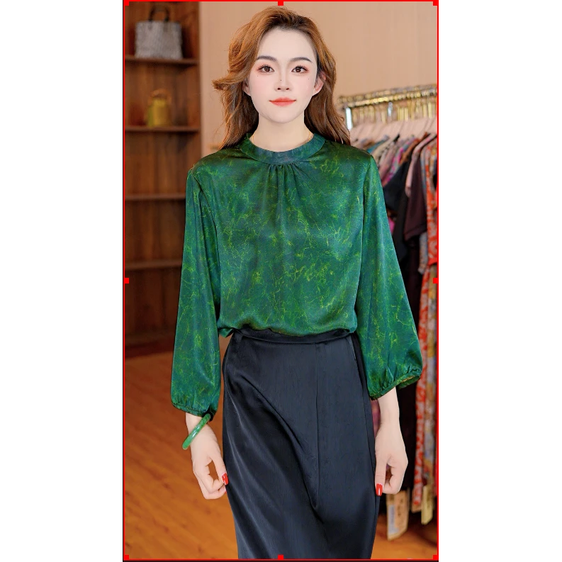 1356-3（水墨丹青）时尚百搭上衣