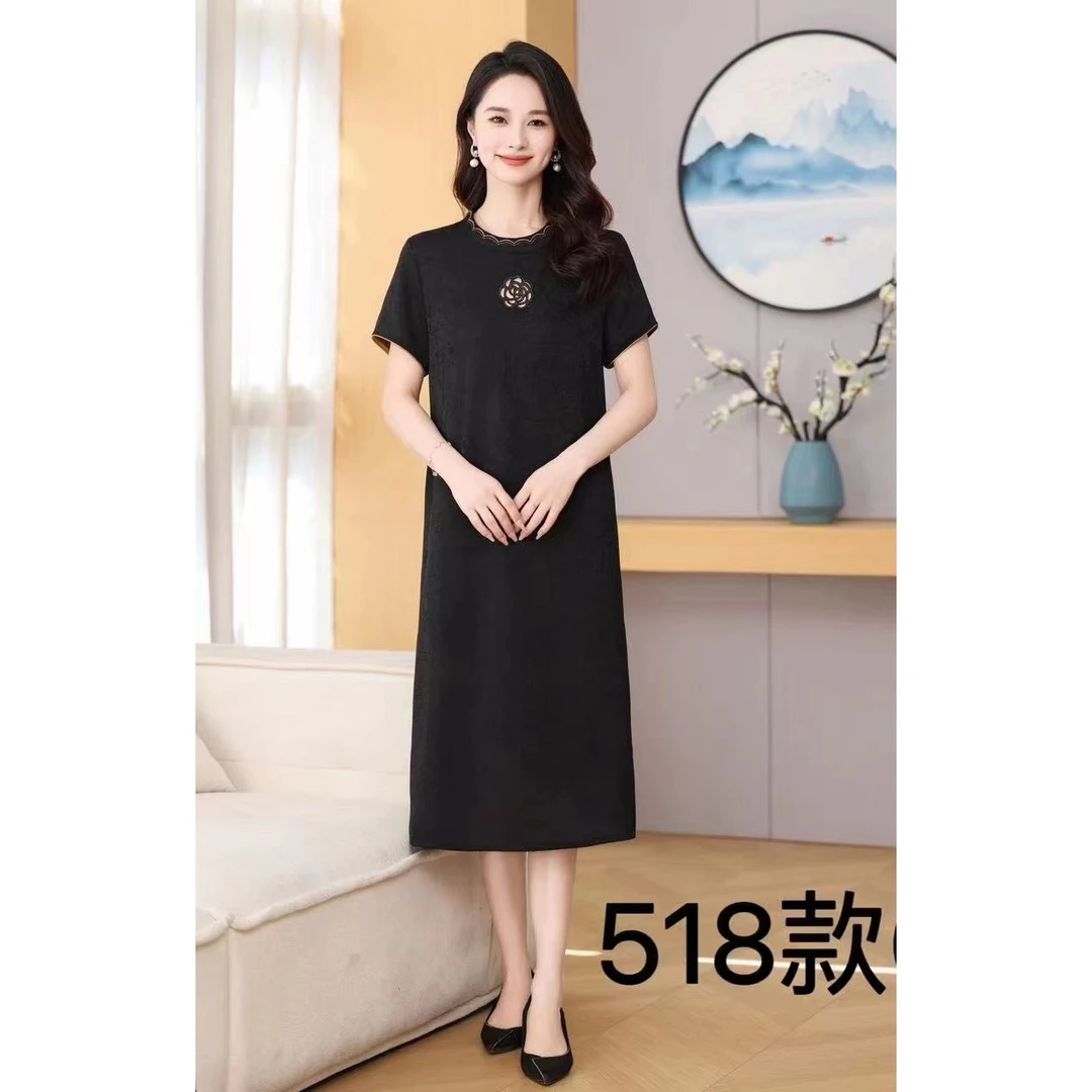 3-518-3新款舒适时尚休闲连衣裙