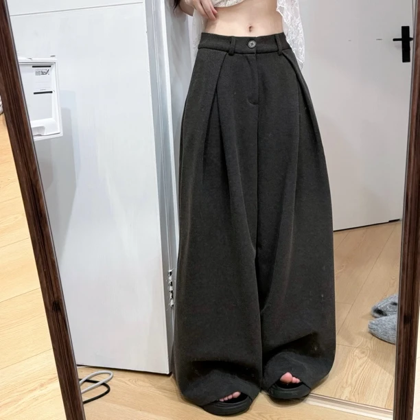 888焦点女孩净版阔腿裤休闲裤