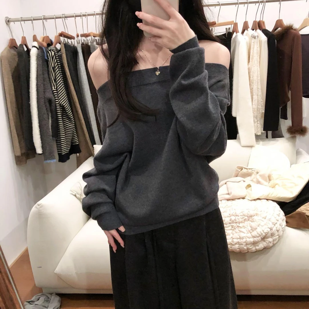 3811法式三穿加厚针织衫