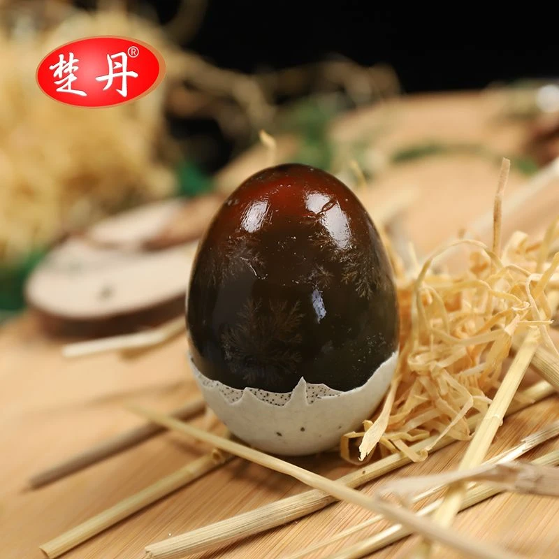楚丹溏心松花皮蛋330克6枚装无铅工艺恒温腌制鸭蛋皮蛋凉拌皮蛋
