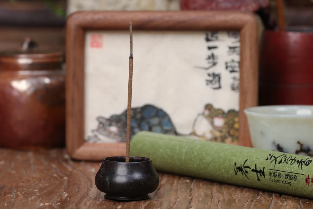 黑檀木迷你小香插