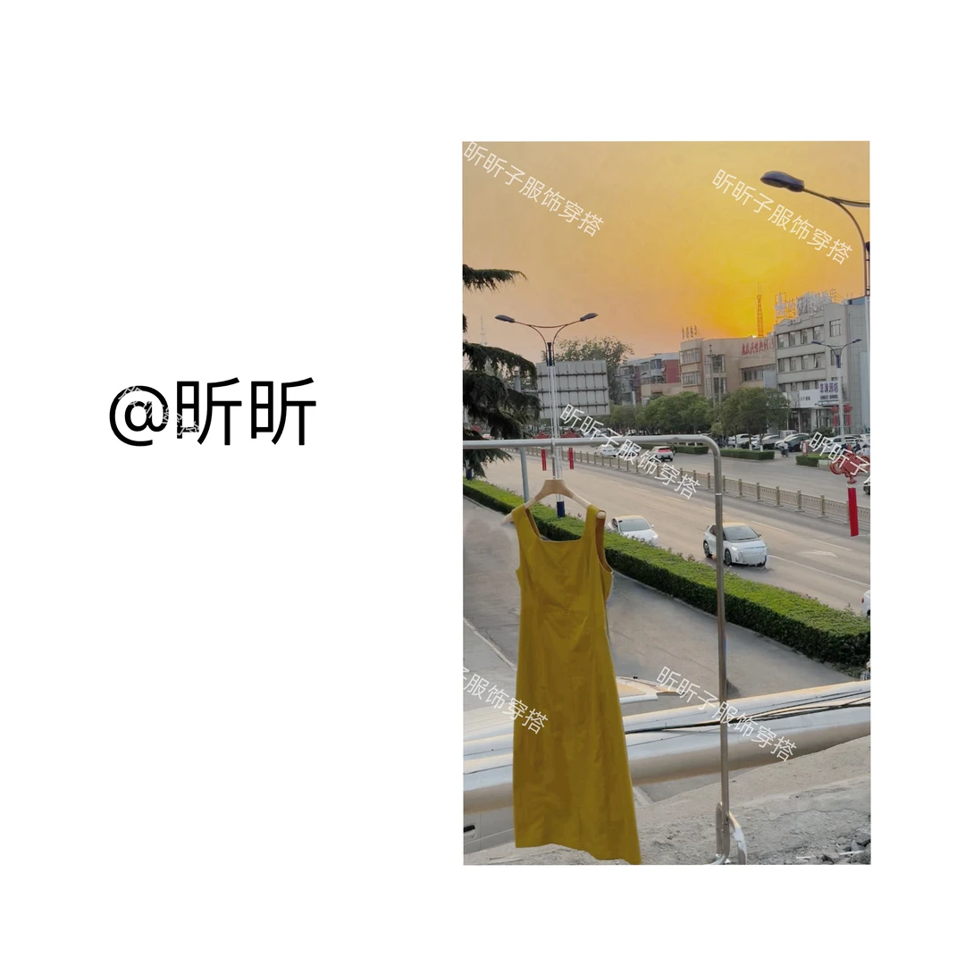 【去年269怦然心动】夏款韩系简约显白显高遮跨无袖连衣裙