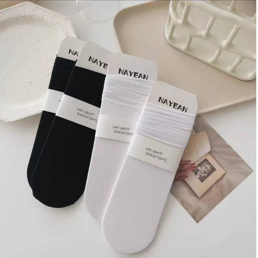 Jun jun/穿搭-43 堆堆袜超百搭薄款夏季洋气袜子纯棉