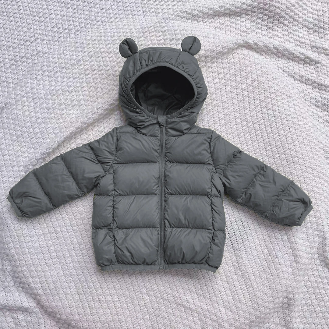 【带帽羽绒外套】婴儿童连体衣服宝宝羽绒拜年秋冬