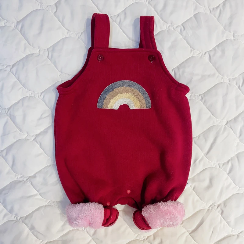 卡通背带裤婴儿童上衣服男童宝宝外小童女童连体衣服