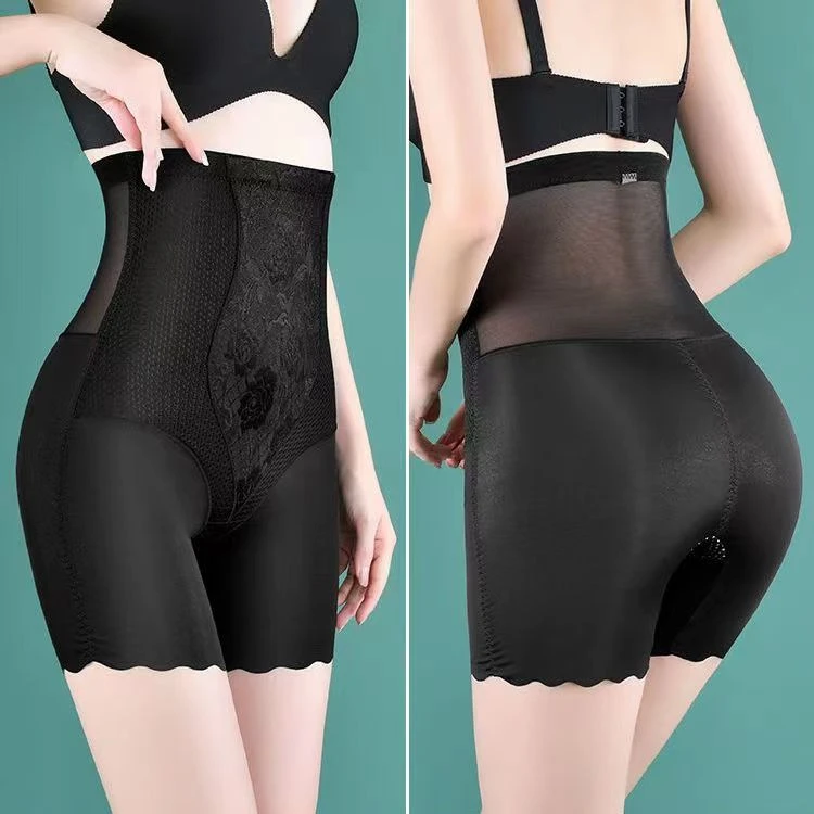 加压塑性轻薄透气安全裤收腹裤大码夏季防走光薄款