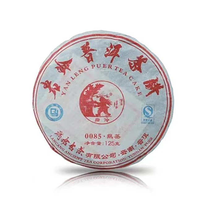 澜沧古茶2008年第5代0085大饼普洱熟茶经典高品质古树熟茶