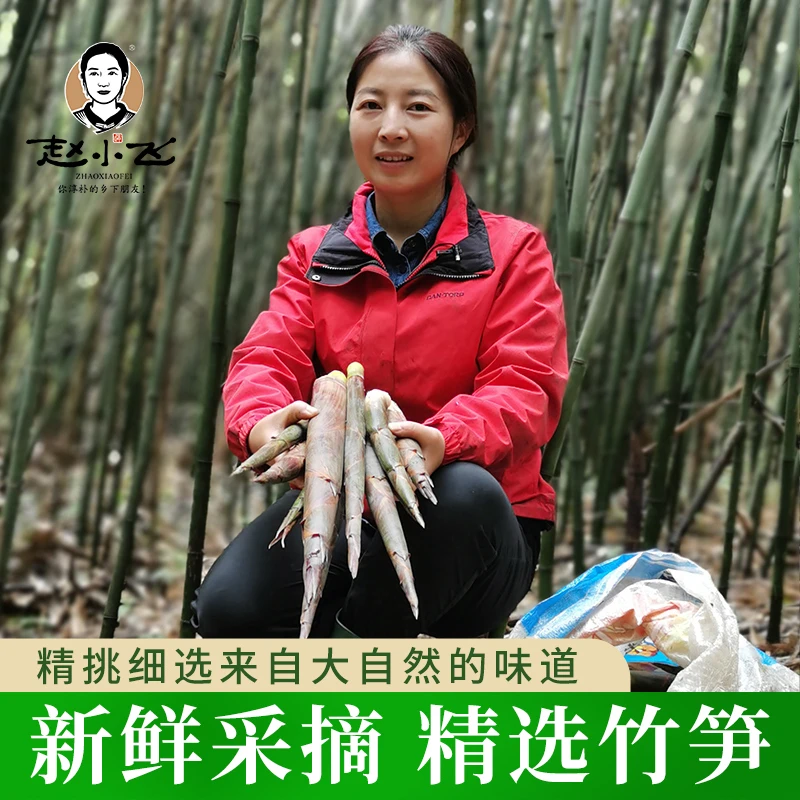 乡间赵小飞原味糯米笋贵州农家深山竹笋免泡发笋丝