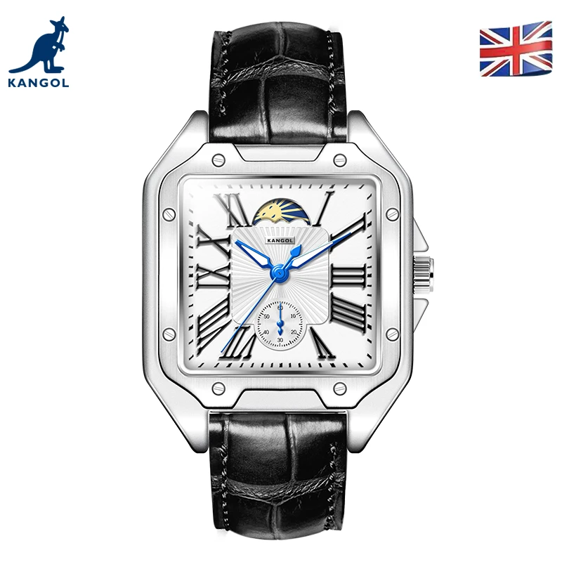 KANGOL坎戈尔袋鼠时尚机械手表男士腕表男表-K138-MGH