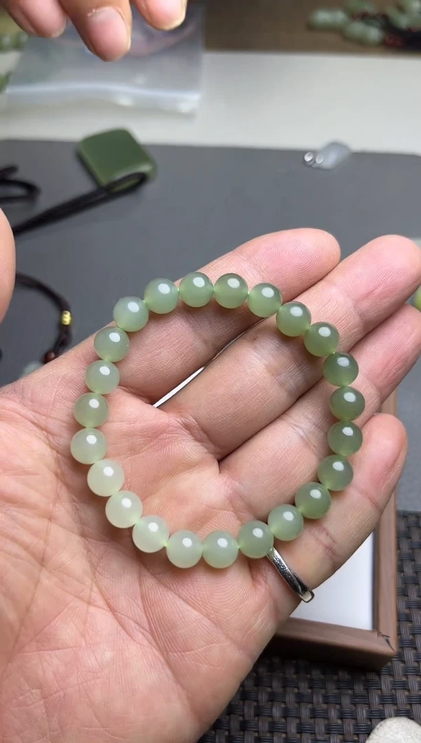 【闪购商品】和田玉手链未镶嵌天然和田玉拍一发一