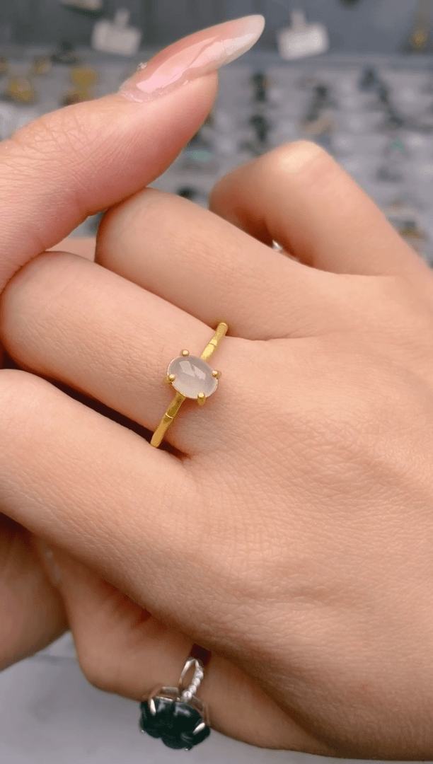 【闪购商品】翡翠戒指银S925镶嵌1