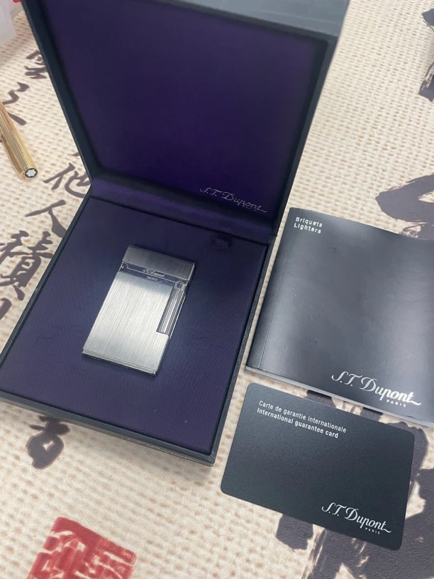 改价链接纪念品牌银色打火机都L2大号朗声银拉丝品相完美经典