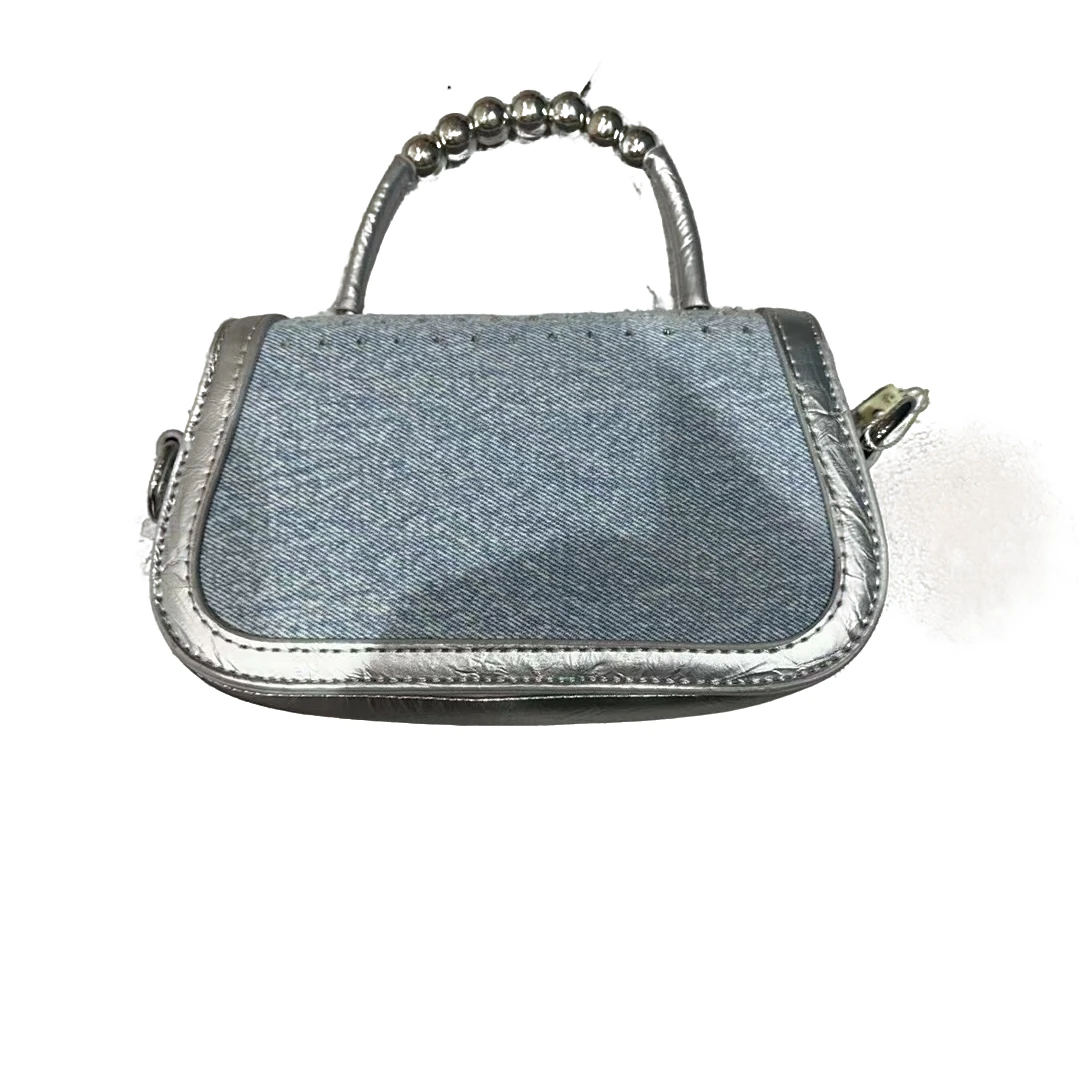 时尚百搭蓝色手提包