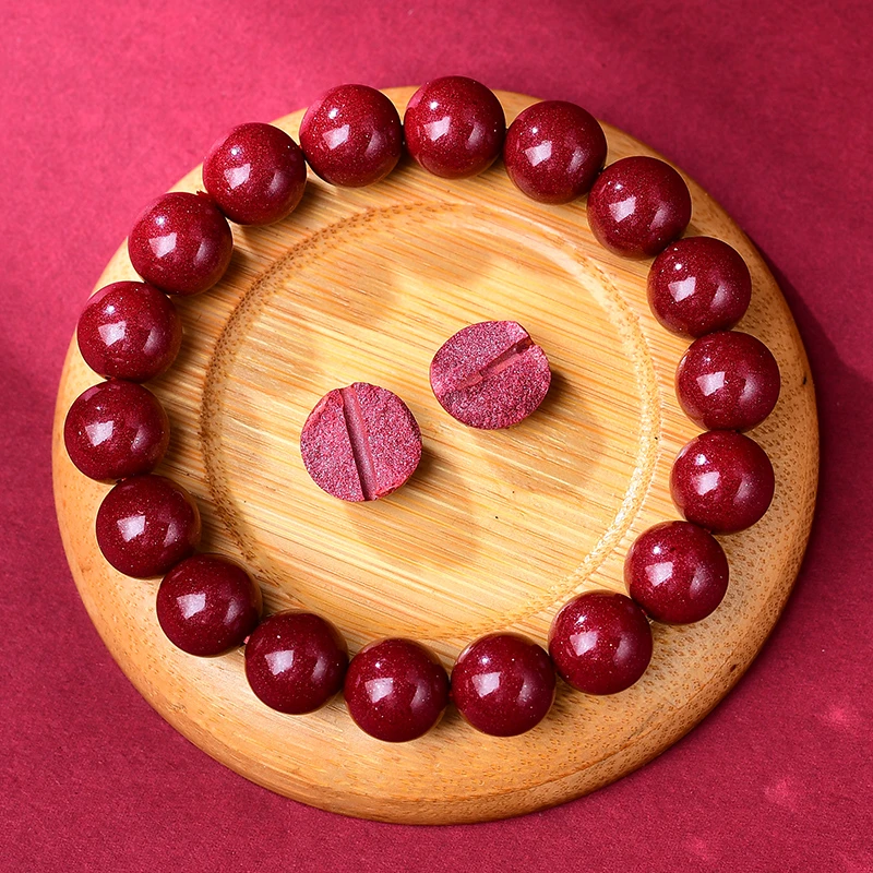 含辰砂工艺品保真朱砂高含量紫金砂10m