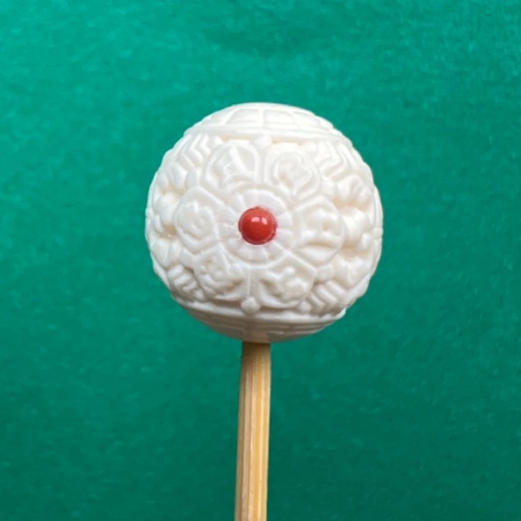 猛犸牙回纹珠珠宝配饰文玩