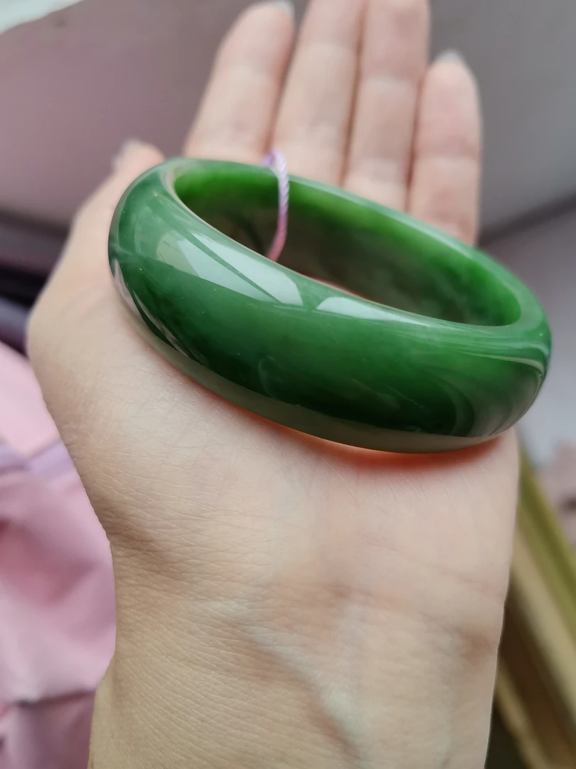 和田玉碧玉手镯精品