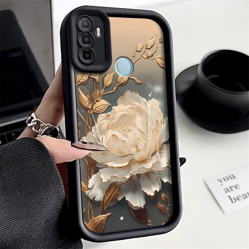 适用望舒金莲OPPOA32手机壳opa全包PDVM00硅胶新款防摔简约软壳女