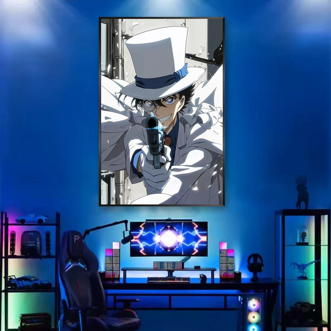 《PVC名侦探柯南》挂画儿童房装饰画床头画动漫家居漫画40*60