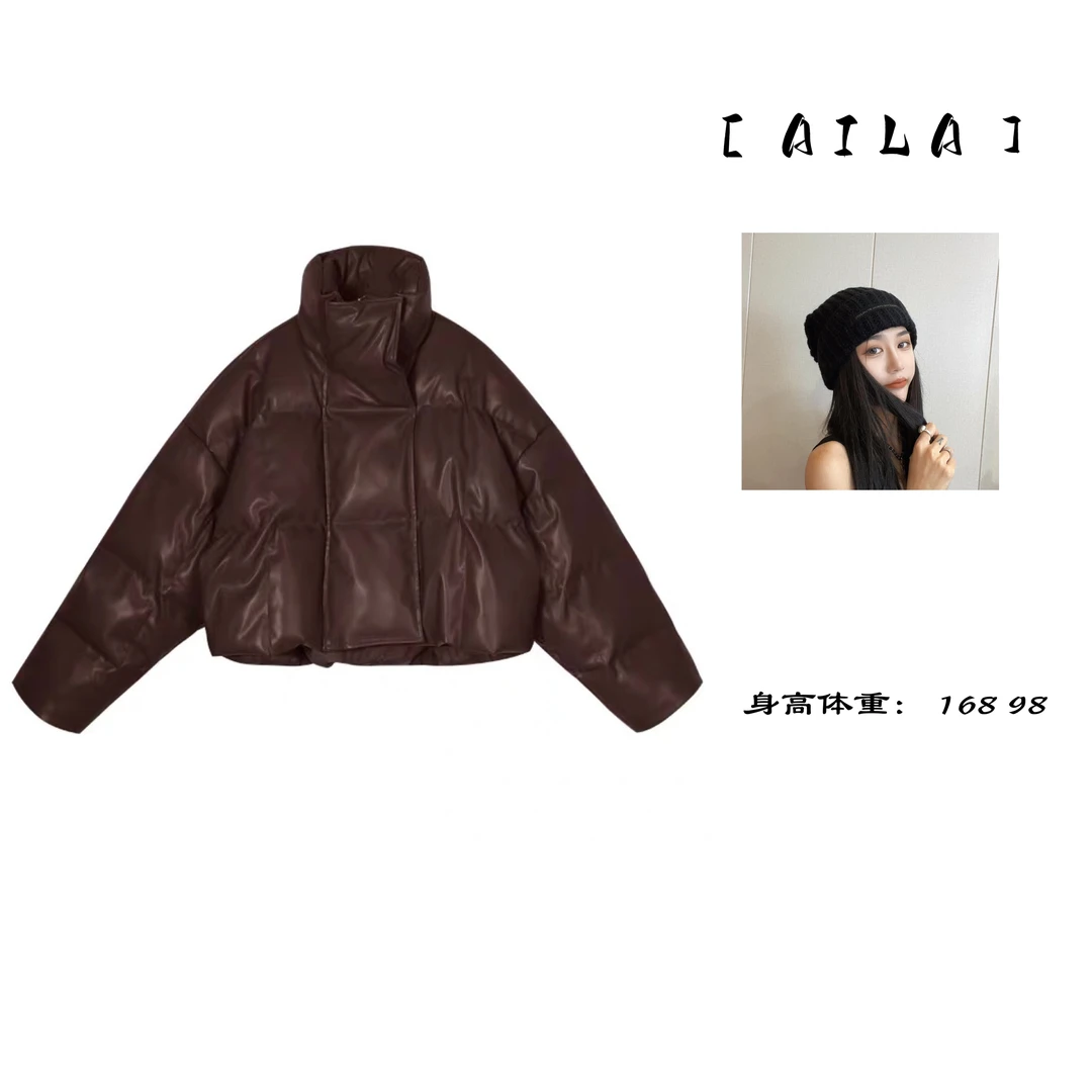 aila主推新款潮牌皮羽绒休闲时尚外套