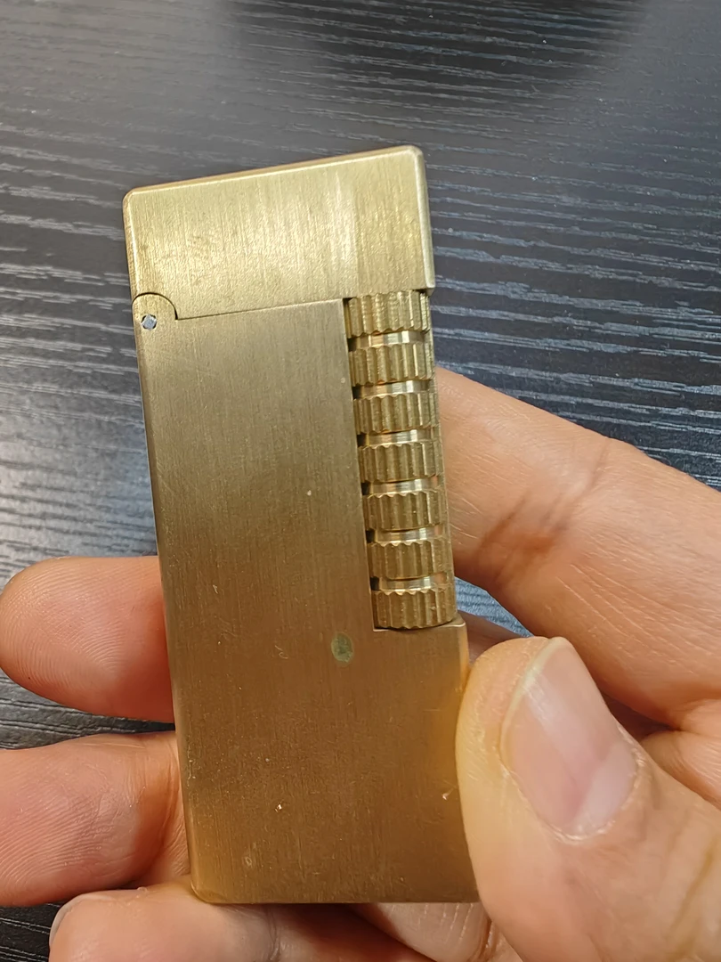 战壕复古侧滑煤油打火机手工纯铜窄版个性网红火机送男友