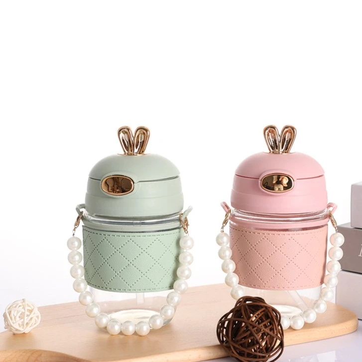 （全国包邮甄选）直高颜值网红珍珠杯大容量双饮杯办公室咖啡饮料杯