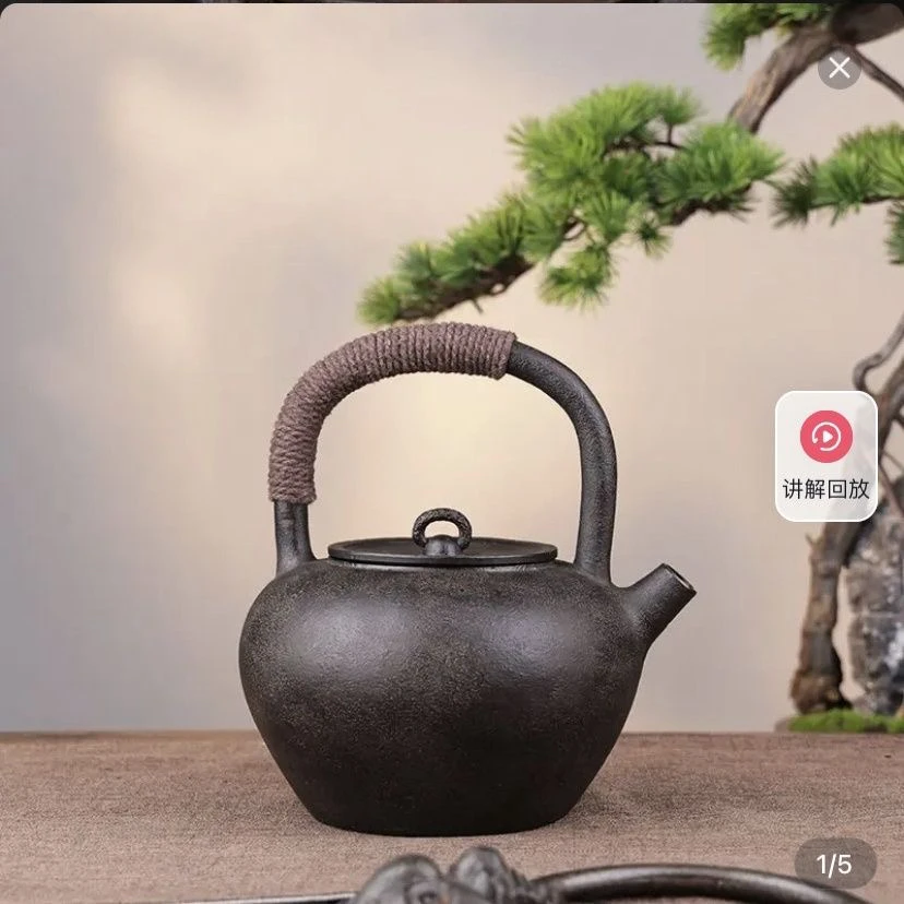 铁壶纯手工煮水大容量一体成型土瓶老式煮水器