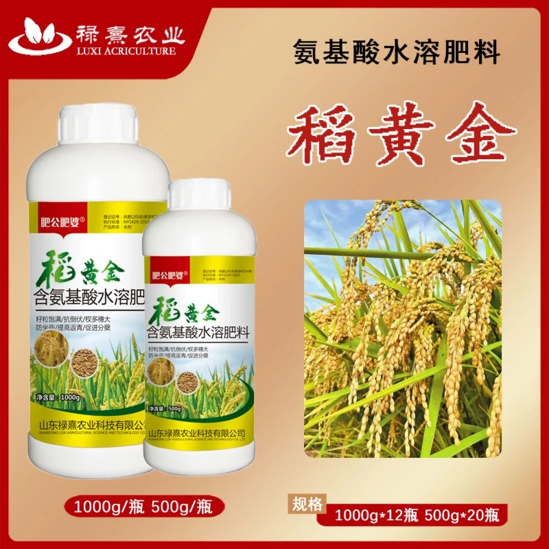 【稻黄金】水稻控旺高产分蘖抗倒伏缩节籽粒饱满灌浆增产增收