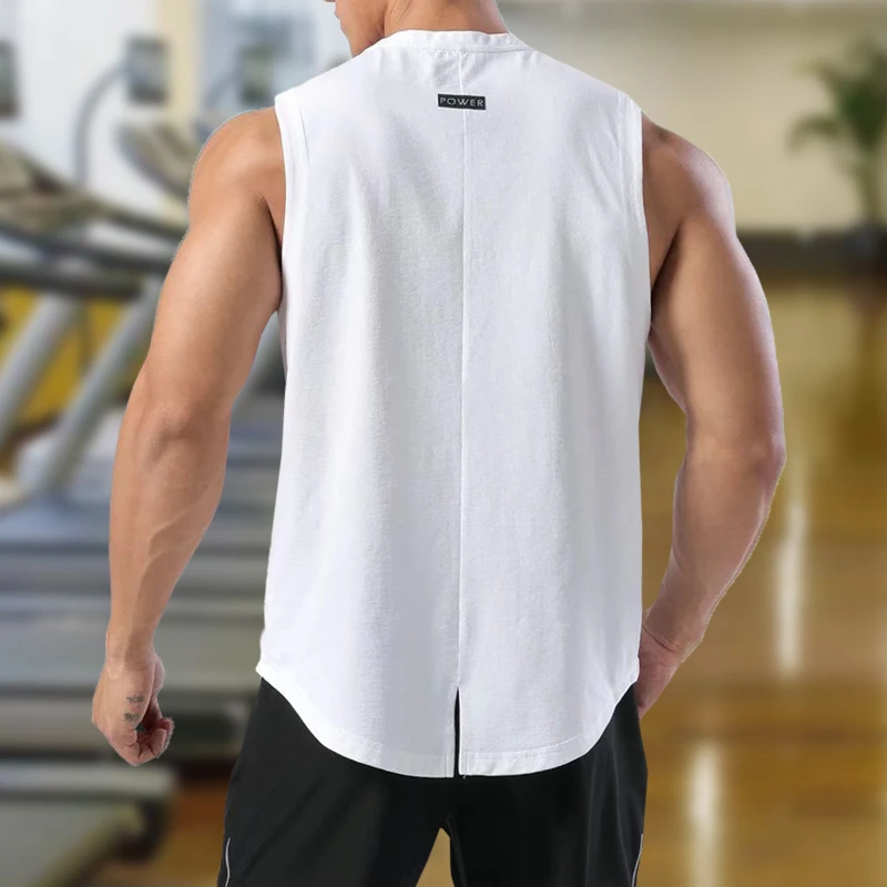 健身背心男夏季宽松跑步上衣弹力透气无袖吸汗排湿速干衣运动坎肩
