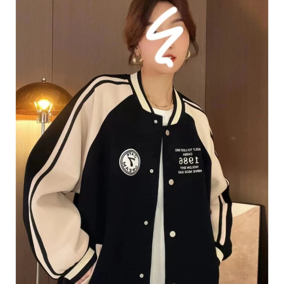 樊范儿2024秋装新款爆款棒球服ins潮牌小众高级感情侣外套-22370