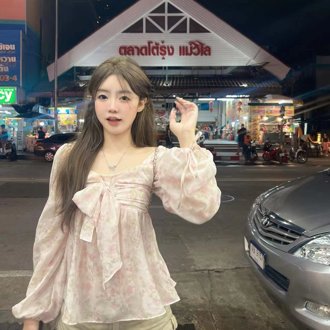 Chicen·701-750温柔显瘦气质甜美设计感韩系上衣·22