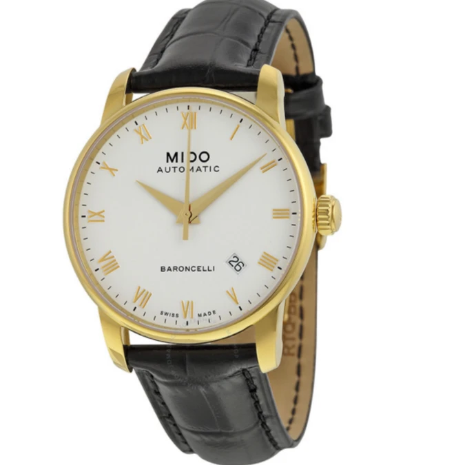 Mido/美度贝伦赛丽全自动机械大背透38mm男士手表#M86003264