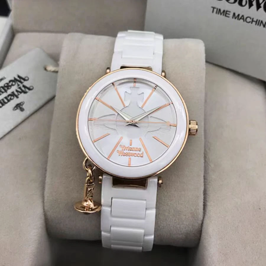 Vivienne Westwood薇薇安西太后陶瓷手表32盘时尚石英表防水女表