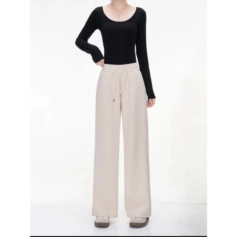 【品牌折扣】 24新款直筒修身显瘦时尚阔腿裤子 7336