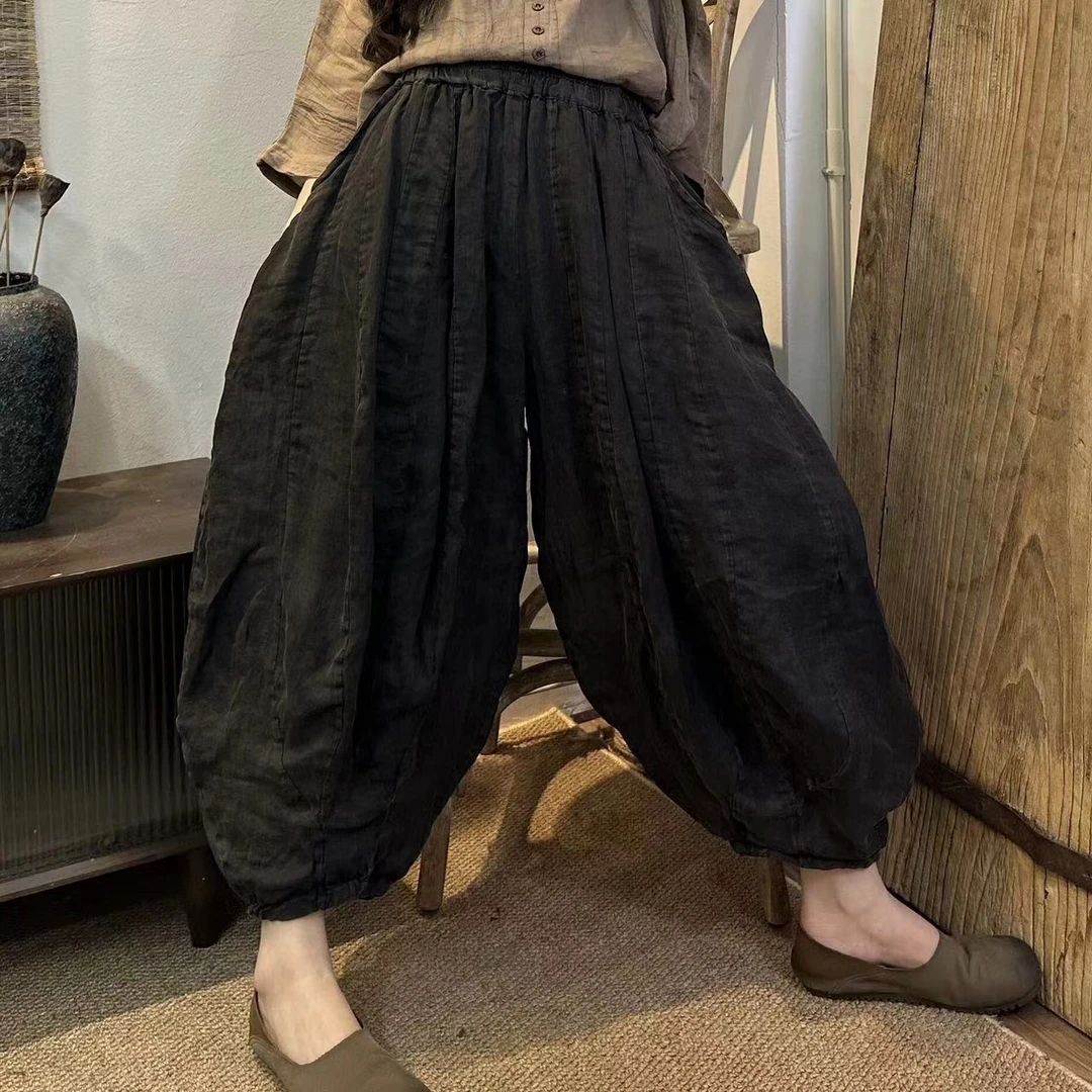 131-200（朵朵3）原创自制新款复古百搭裤子宽松上衣1/4