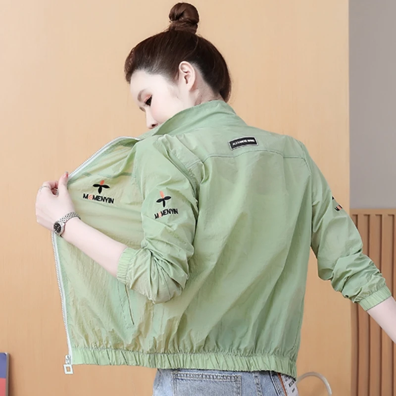 透气夏季防晒衣女2025新款短款薄款外套服洋气时尚上衣女