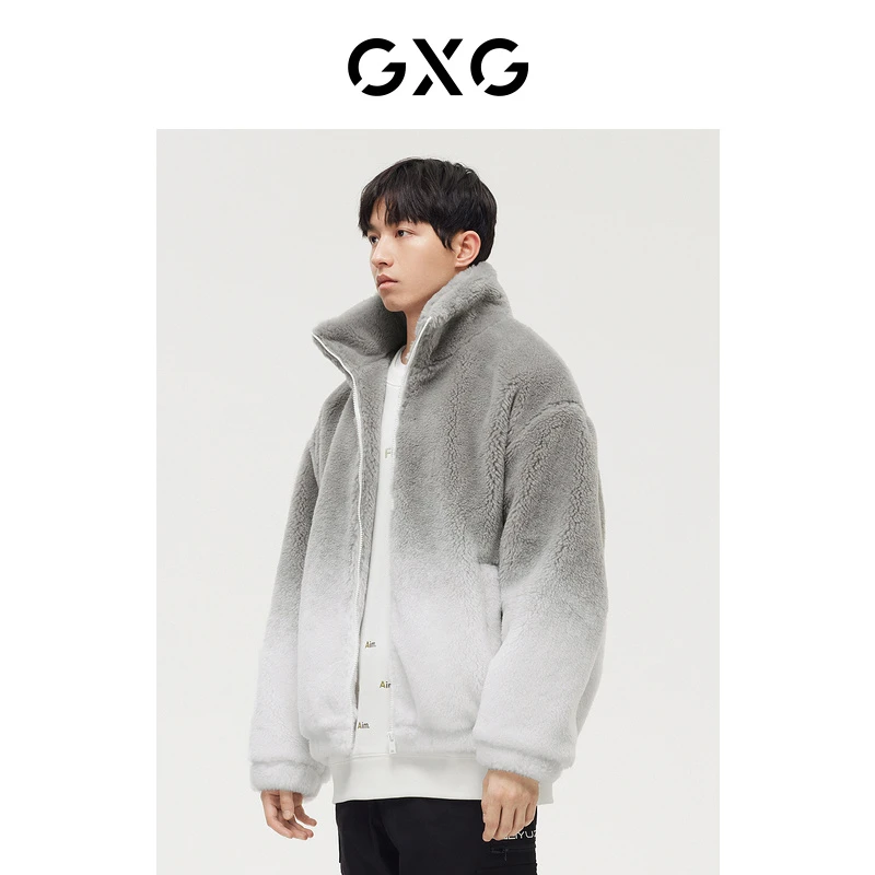 GXG男装 灰白渐变夹克外套 2022年冬季新品#GD1211531J