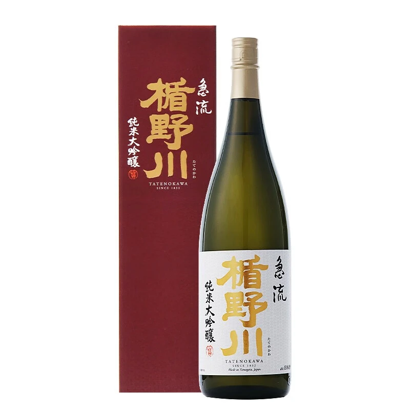 楯野川急流纯米大吟酿清酒发酵酒 日本进口米酒低度 1800ml