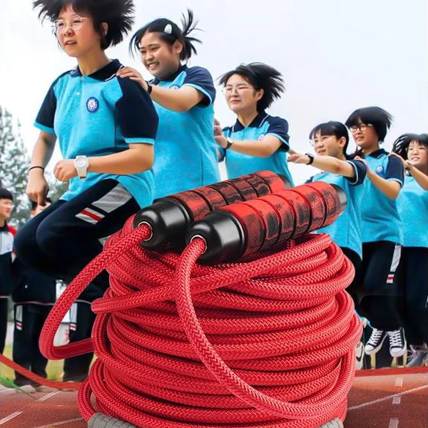 长绳多人跳小学生儿童跳绳团体专业比赛群体集体跳大绳的绳子