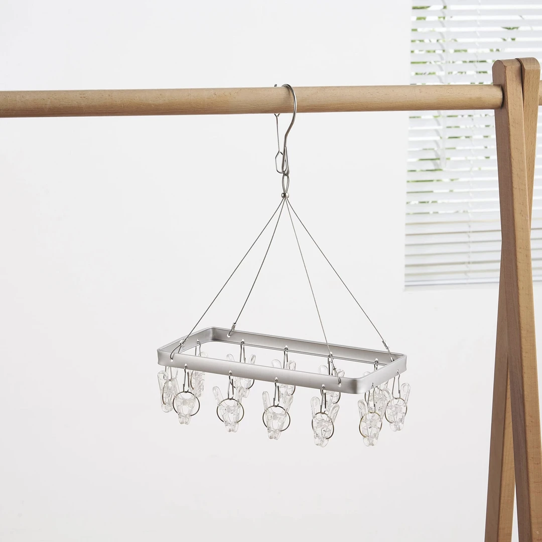 多夹子晾衣架家用晒袜子神器多功能阳台凉内衣内裤专用晾晒夹架子