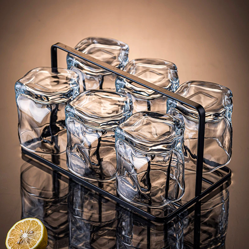 威士忌酒杯家用洋酒杯套装欧式水晶酒杯酒吧高颜值创意啤酒酒杯子