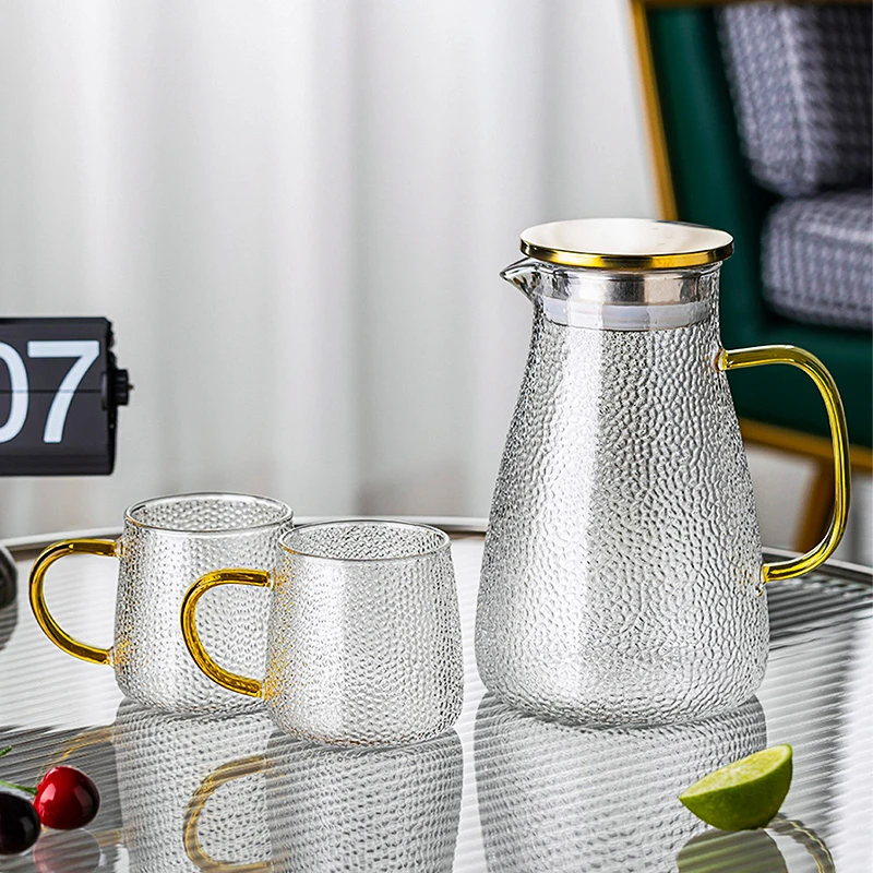 杯子玻璃杯子家用客厅待客茶杯高颜值水杯耐高温轻奢简约杯子套装