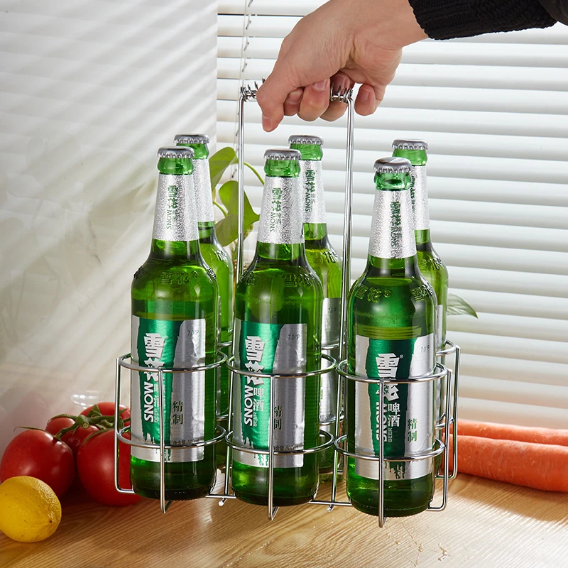 森高派烧烤啤酒提架提酒器啤酒架啤酒框酒店装酒吧酒架啤酒提篮