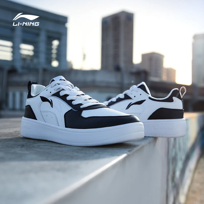 穗岁李宁官方新款男款板鞋滑板鞋轻便小白鞋运动鞋 AGCT147