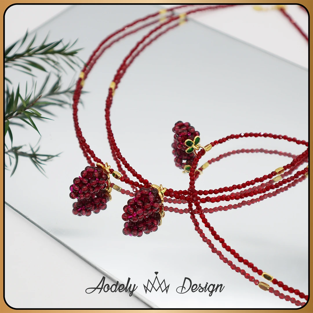 【紫气东来】编织紫葡时尚百搭手工项链发一条FL-299