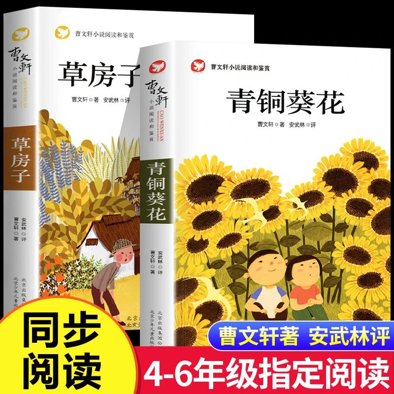 青铜和葵花草房子曹文轩完整版小学生四五六年级bi读课外书推荐