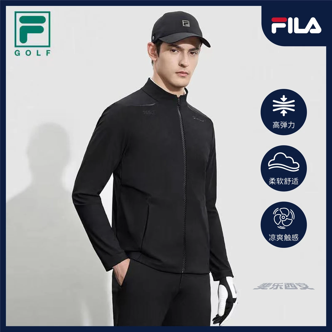 Fila/斐乐休闲外套柔软舒适新款修身衣高尔夫运动长袖A11M335502F