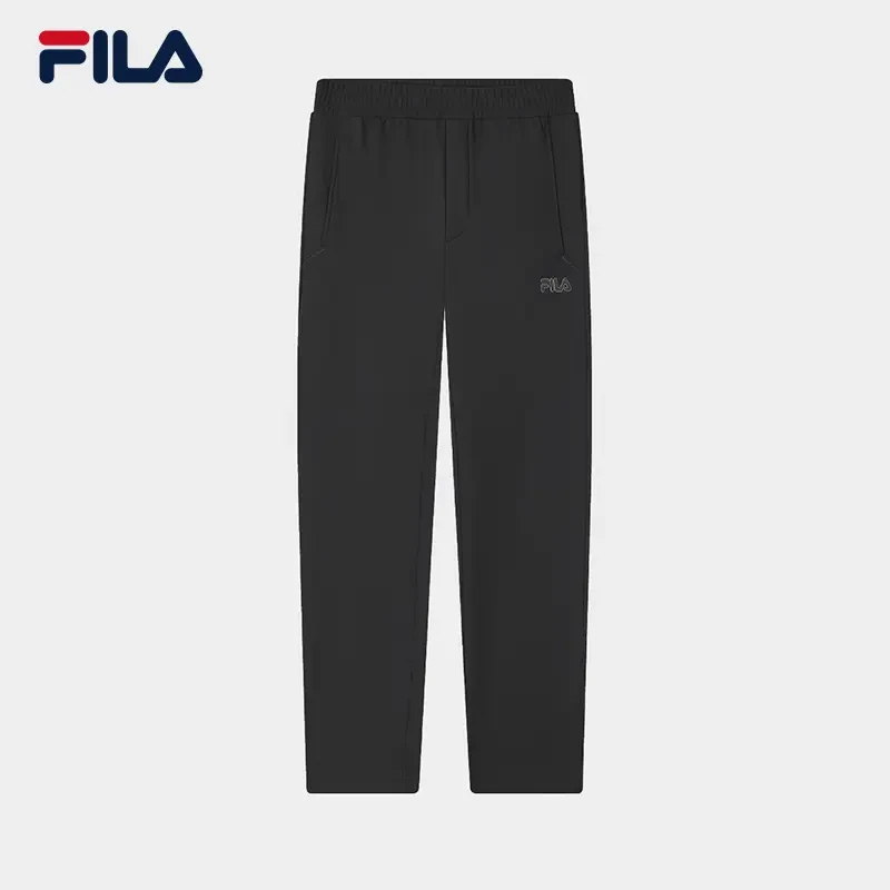Fila/斐乐男针织长裤春季时尚亲肤简约直口裤休闲舒适F11M418602F